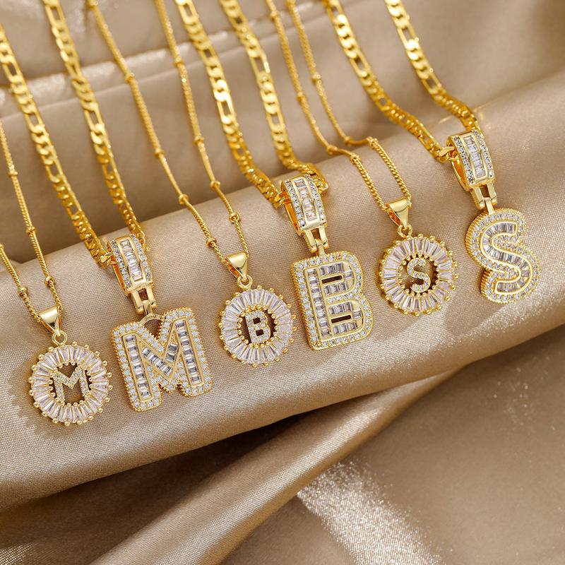 💎FurryDise™ | 💖 Timeless &Meaningful Gift🎁 Personalized Initial Necklace Set