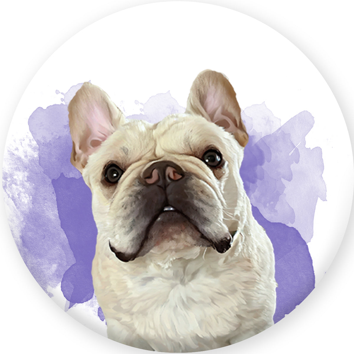 FurryDise-Personalized Watercolor Photo Pet Ornament