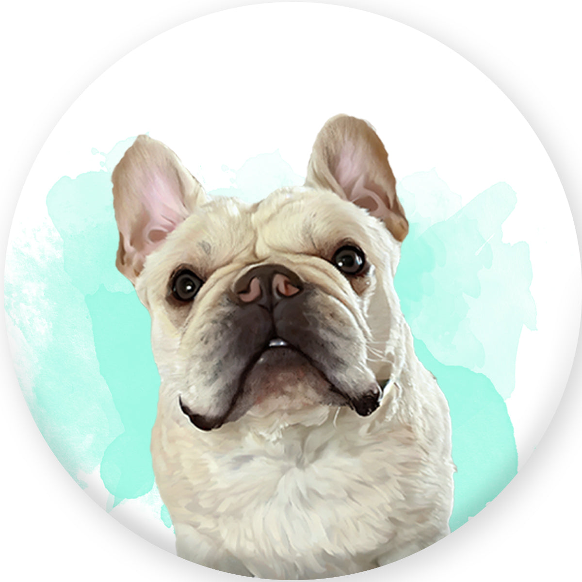 FurryDise-Personalized Watercolor Photo Pet Ornament
