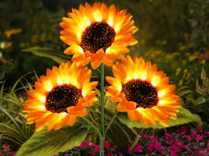 ForeverBloom™ Solar Sunflower Lights