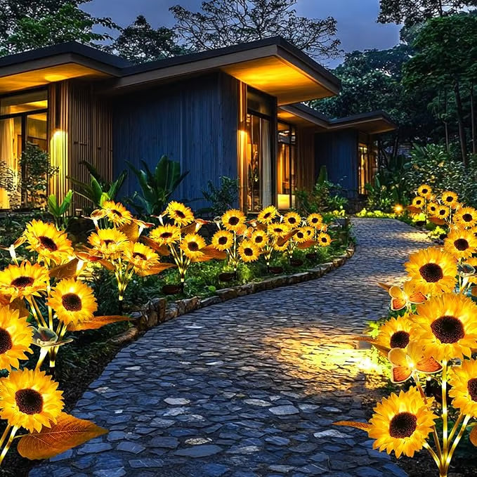 ForeverBloom™ Solar Sunflower Lights