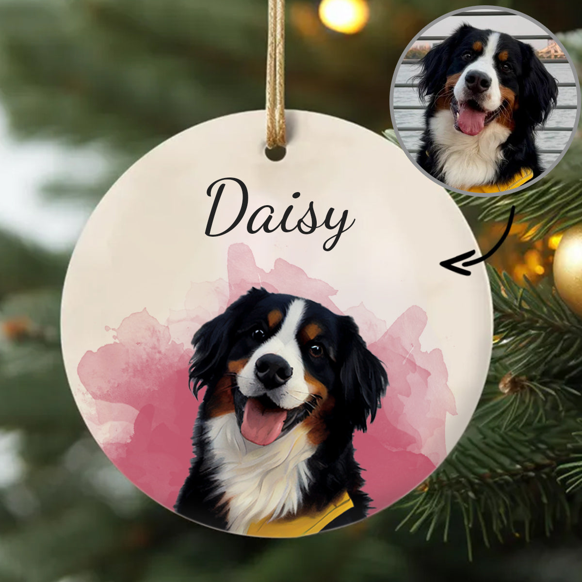 FurryDise-Custom Pet Ornament-Name
