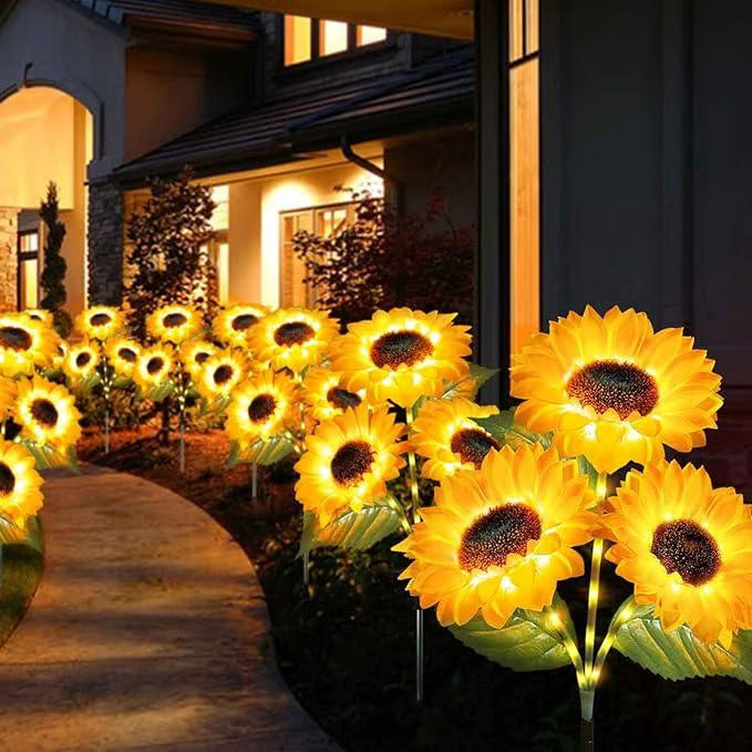 ForeverBloom™ Solar Sunflower Lights