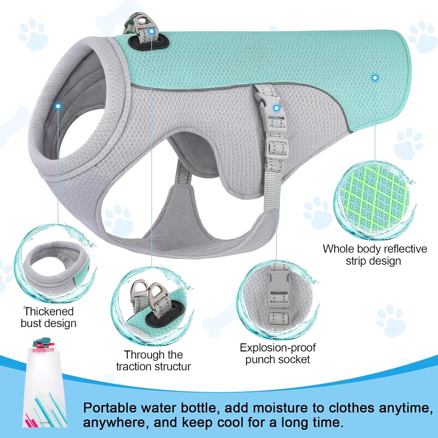 FurryDise-Dog Cooling Vest