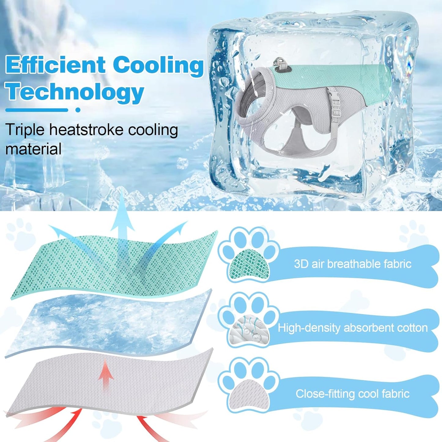 FurryDise-Dog Cooling Vest