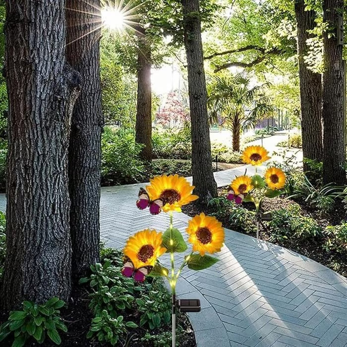 ForeverBloom™ Solar Sunflower Lights