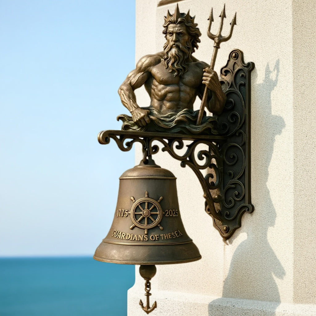 Poseidon's Guardian Bell – Honoring 250 Years of the U.S. Navy