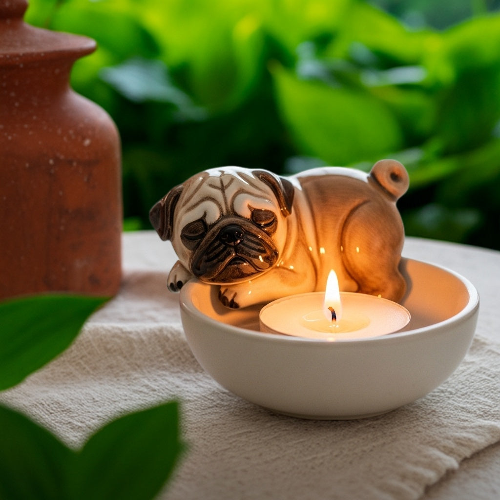 Pug Candle Companion