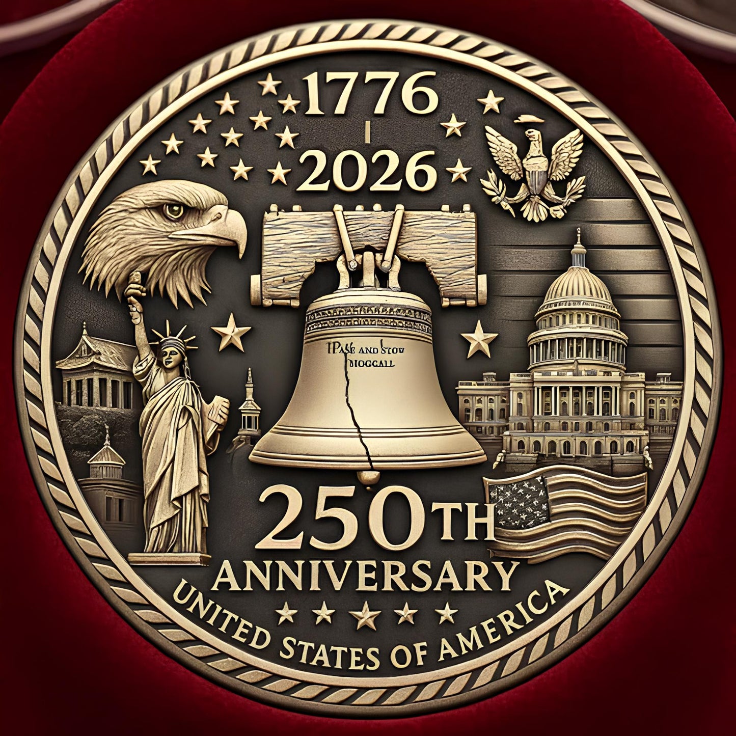 U.S. 250th Anniversary Commemorative Coin · The Legacy Edition