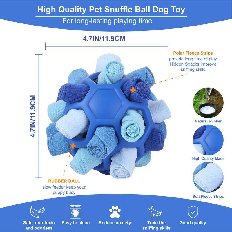 SniffiBall™ - 3-in-1 Smart Puzzle Feeder Toy for Dogs