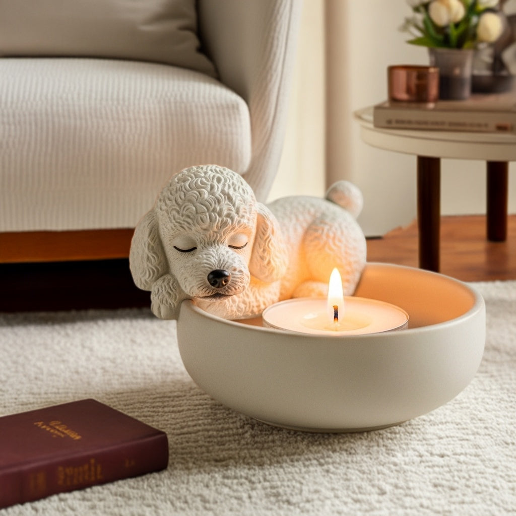 Poodle Candle Companion