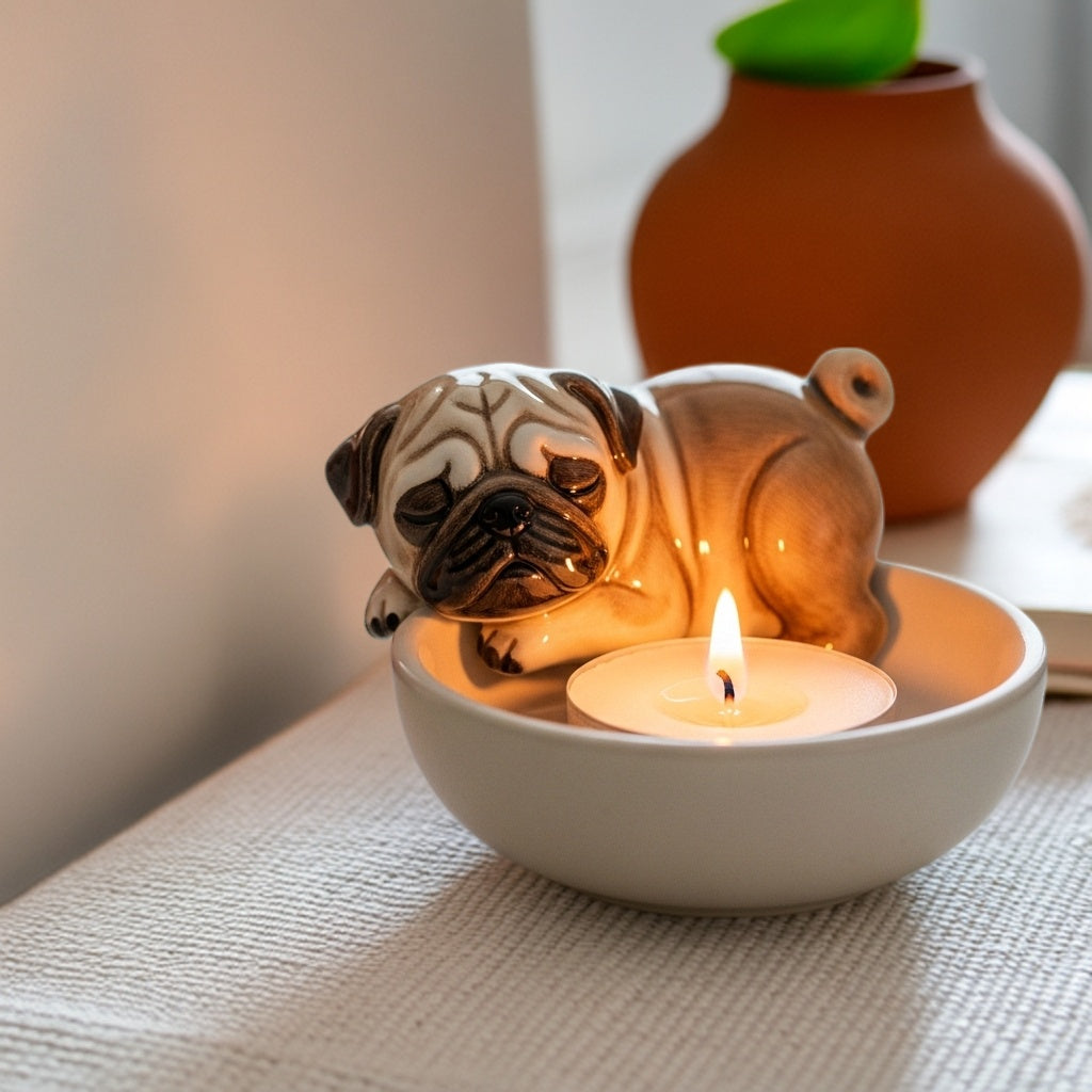 Pug Candle Companion