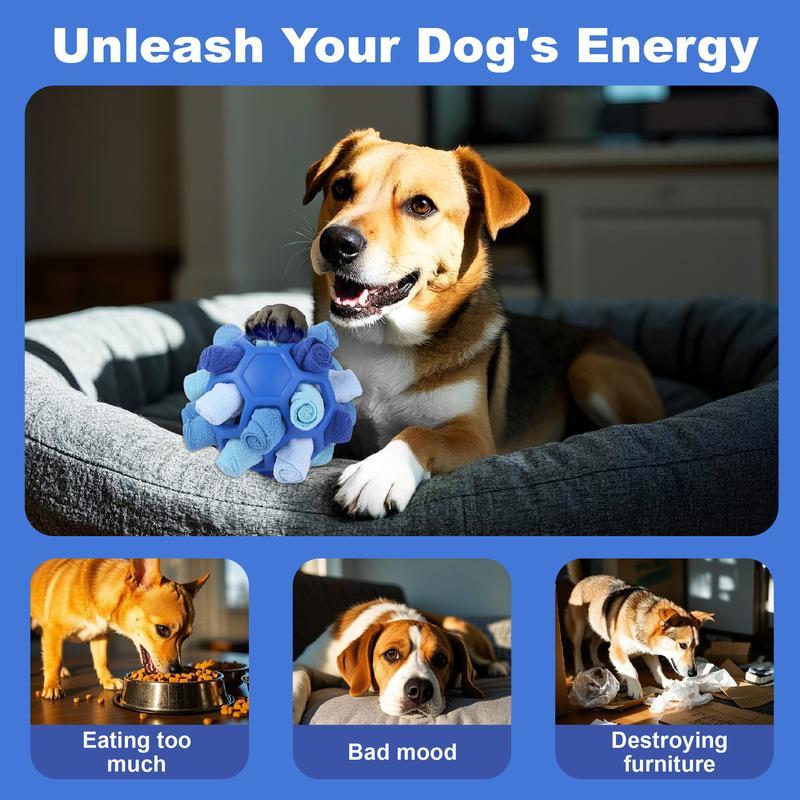 SniffiBall™ - 3-in-1 Smart Puzzle Feeder Toy for Dogs