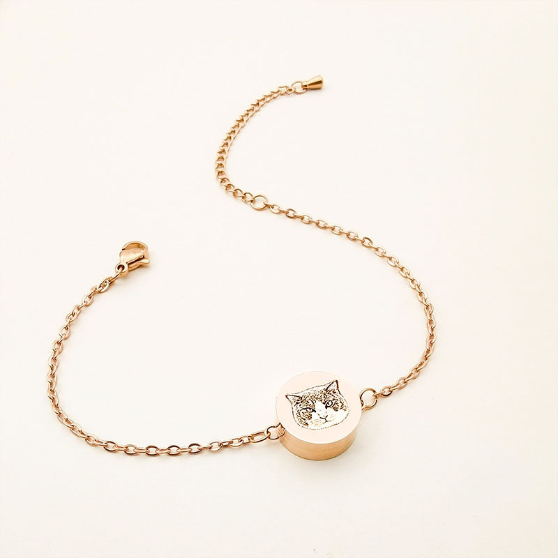 Personalized Pet Urn Bracelet