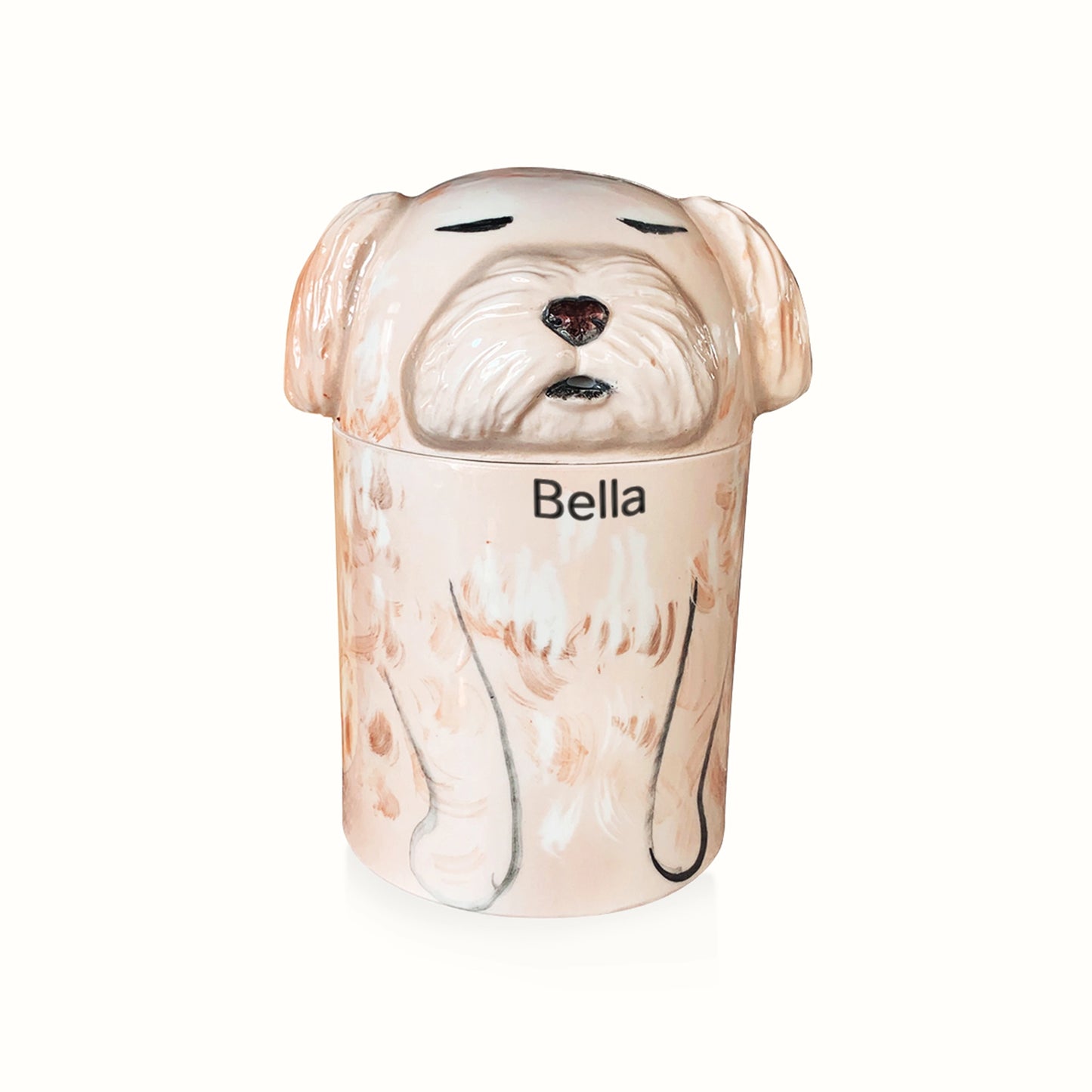 Beautiful pet memorial urn for dogs, perfect for holding cherished ashes.