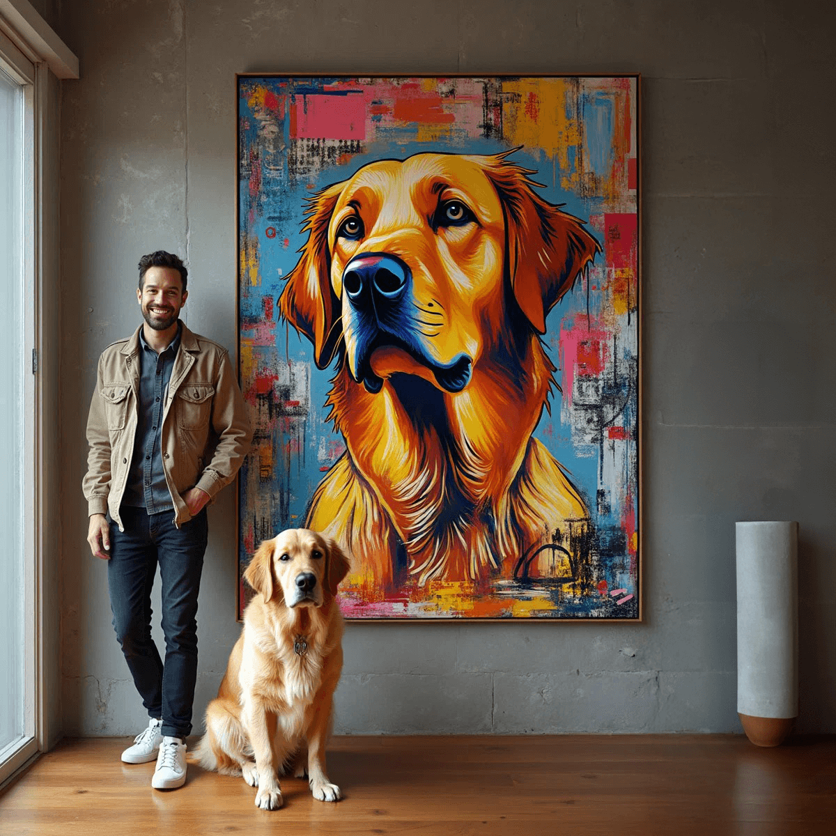 Custom Pet Portrait - Abstract Style