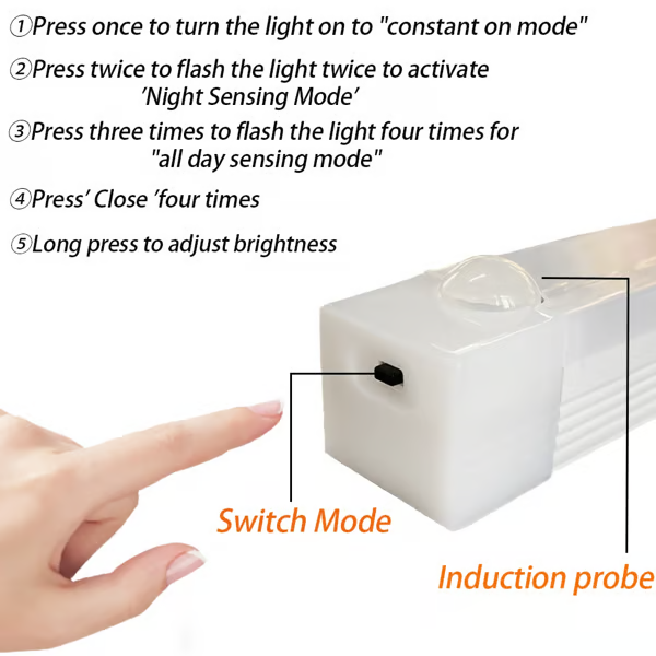 Smart Motion Sensor Rechargeable LED Light