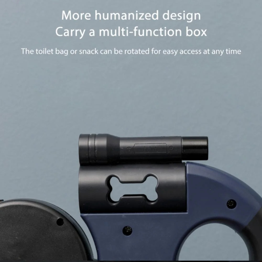 GlowLeash Duo™ – LED Dual Retractable Dog Leash for Small Dogs