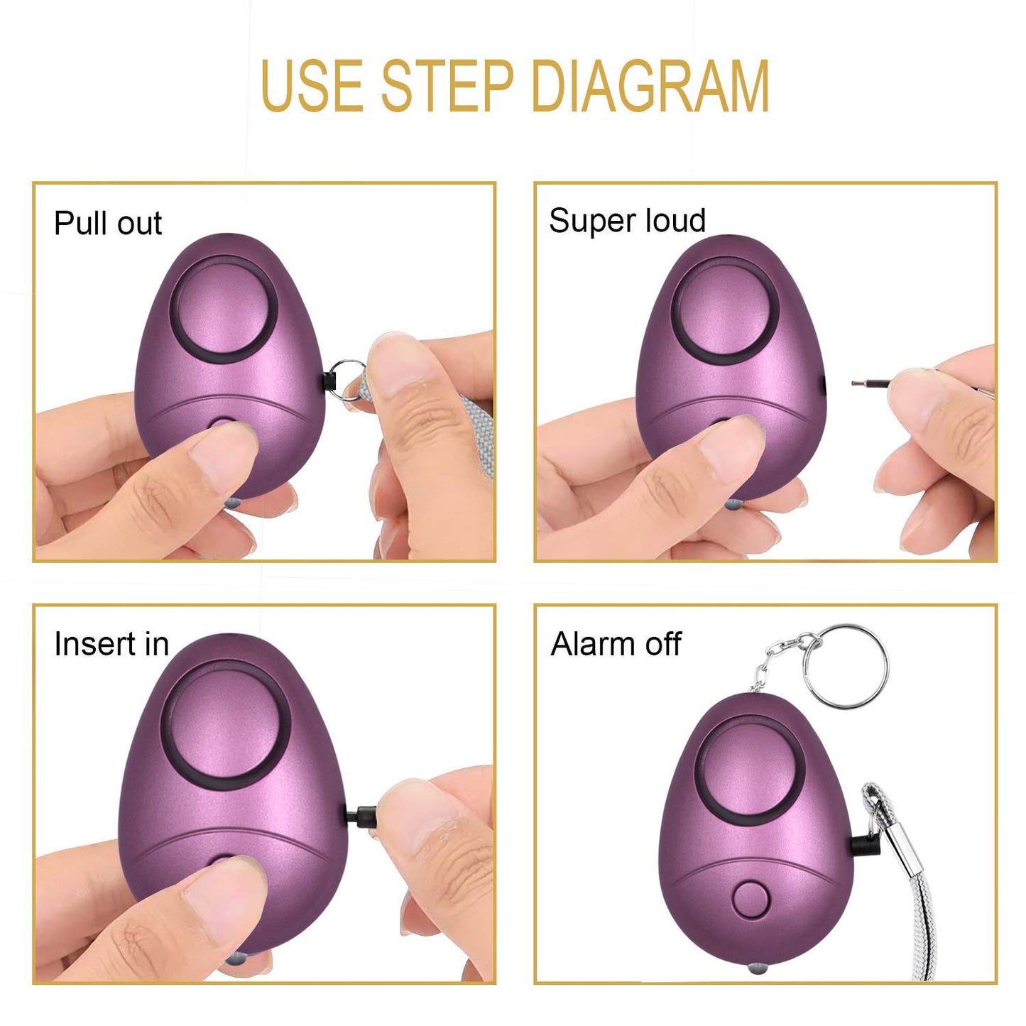 🚨FurryDise™ | 140dB Personal Alarm – Your Pocket-Sized Lifesaver! 🔑