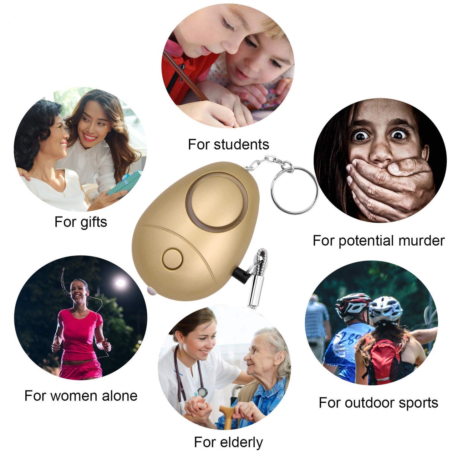 🚨FurryDise™ | 140dB Personal Alarm – Your Pocket-Sized Lifesaver! 🔑