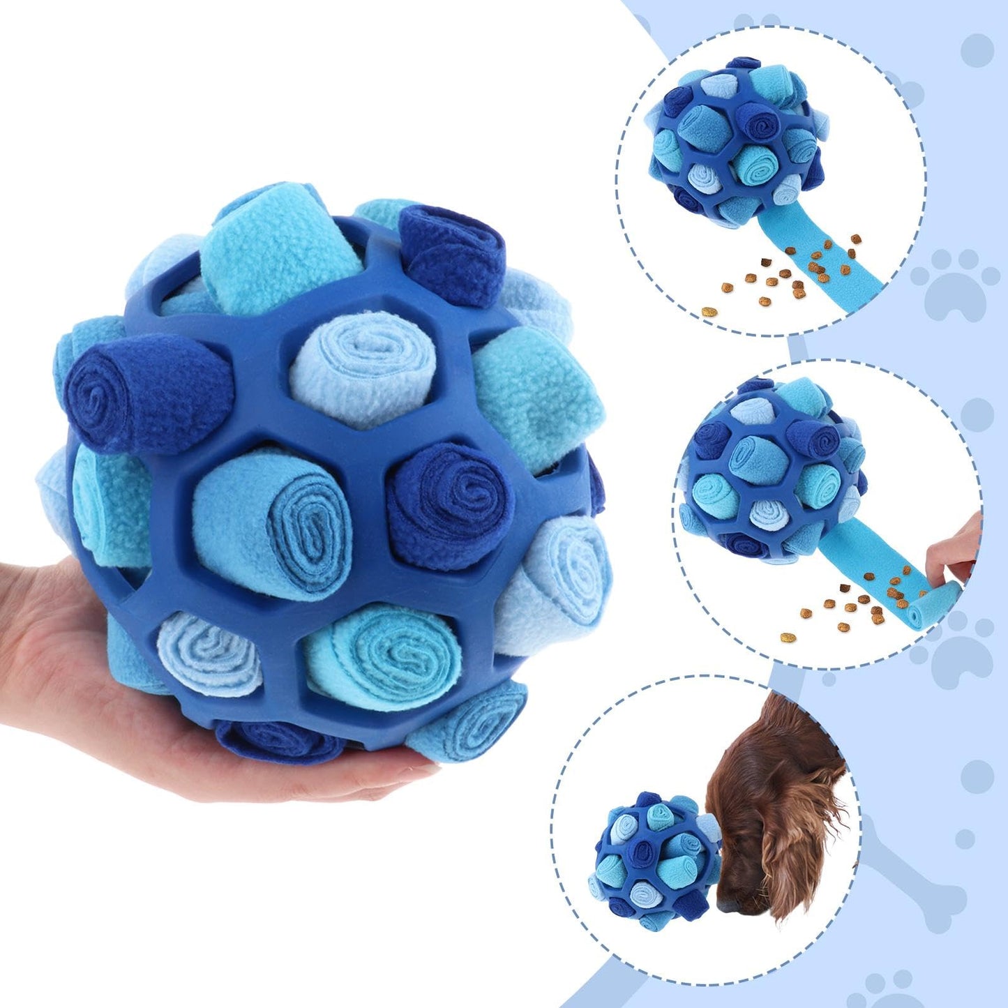 SniffiBall™ - 3-in-1 Smart Puzzle Feeder Toy for Dogs