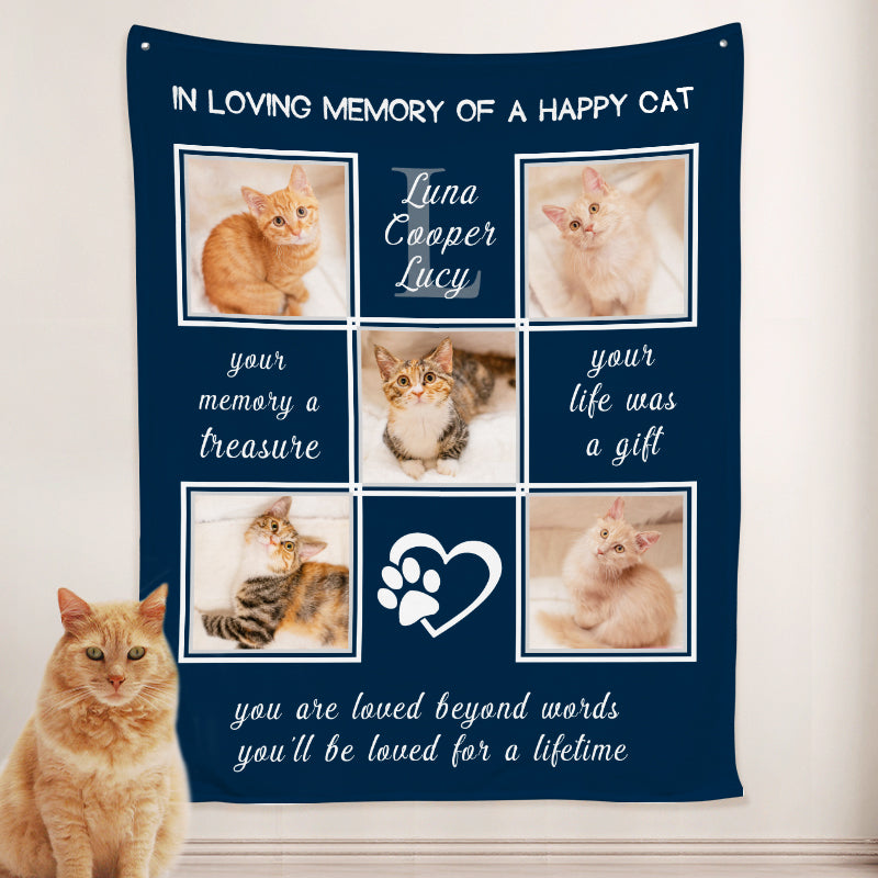 Personalized Dog Blankets with Name, Custom Blanket with Photo of Pet