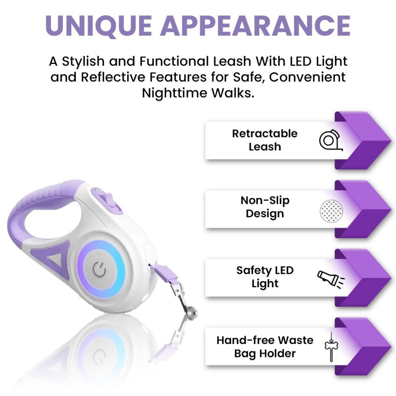 🐇FurryDise™|Top-Rated 2025 Retractable Dog Leash