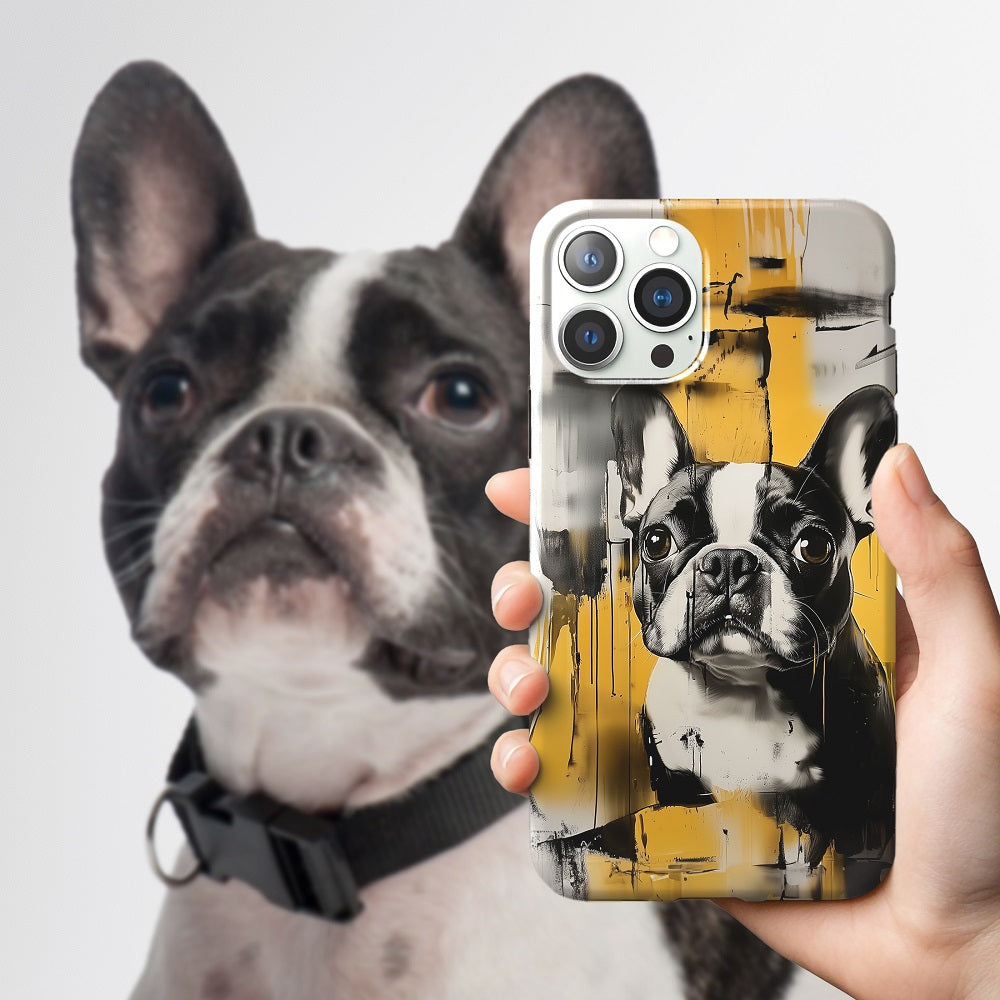 FurryDise-Graffiti-Black&White Ink Dots Phone Case