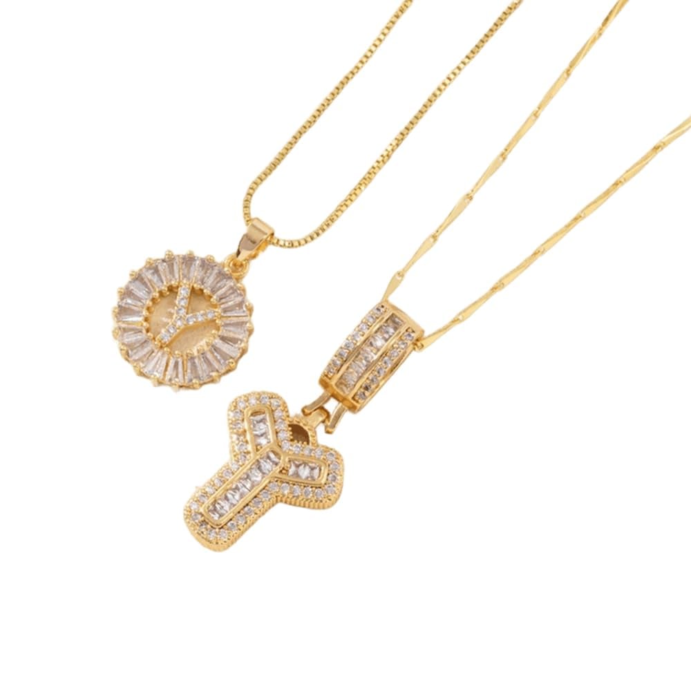 💎FurryDise™ | 💖 Timeless &Meaningful Gift🎁 Personalized Initial Necklace Set
