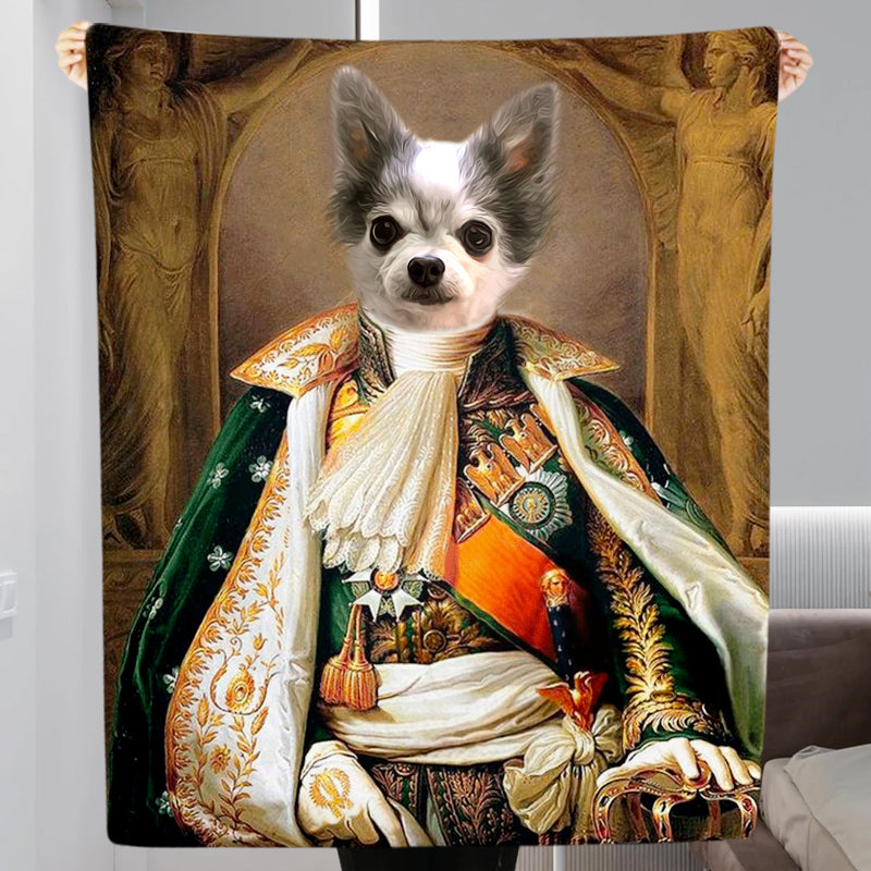 The General - Custom Pet Renaissance Photo Blanket