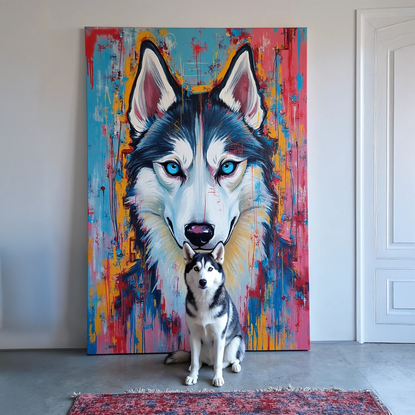 Custom Pet Portrait - Abstract Style