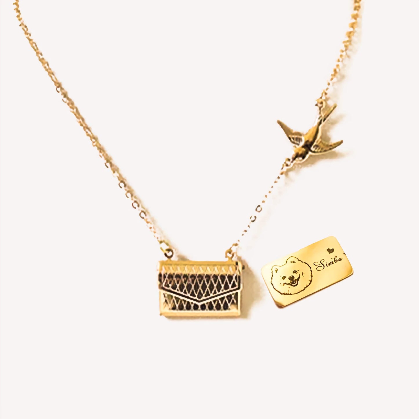 A Letter From Your Pet Personalized Engraved Necklace