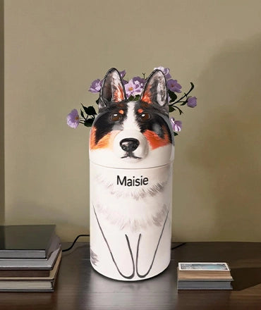 Step 3: Design preview & approval – Review the personalized pet memorial urn design and approve it before final creation.
