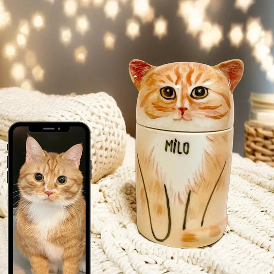 Milo's Eternal Flame: A Personalized Cat Urn's Journey