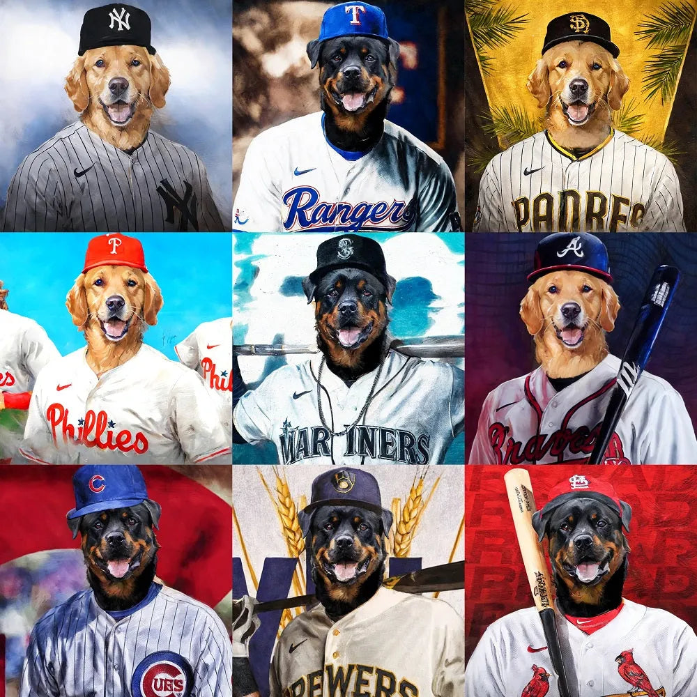 FurryDise-Custom Baseball Glory Series Texture Portrait