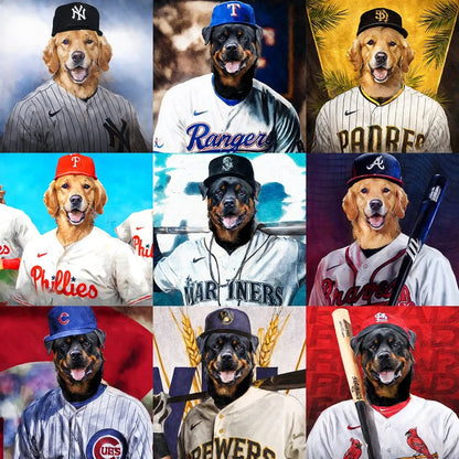 FurryDise-Custom Baseball Glory Series Texture Portrait