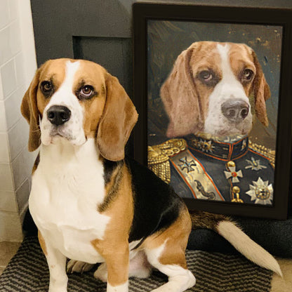 Royal Pet Portrait-The General