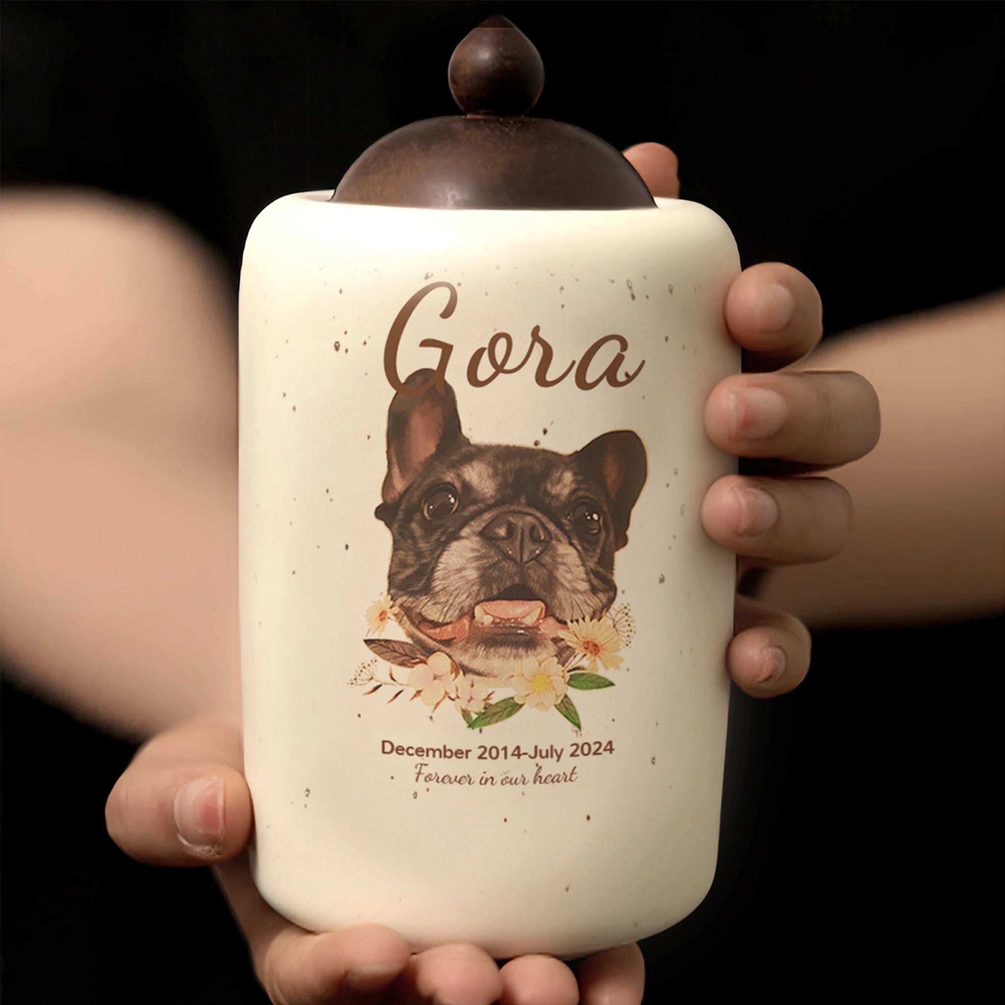 Zenith- Custom Pet Portrait Urn-Medium