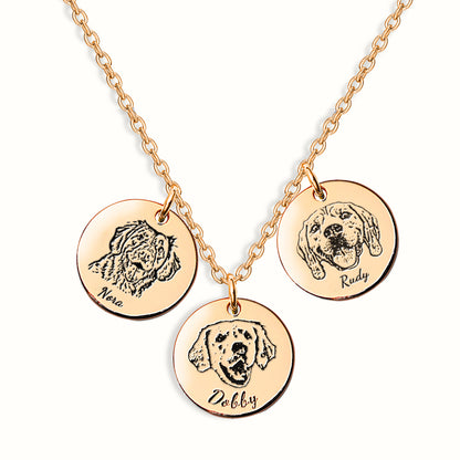 FurryDise-Pet Face Necklace