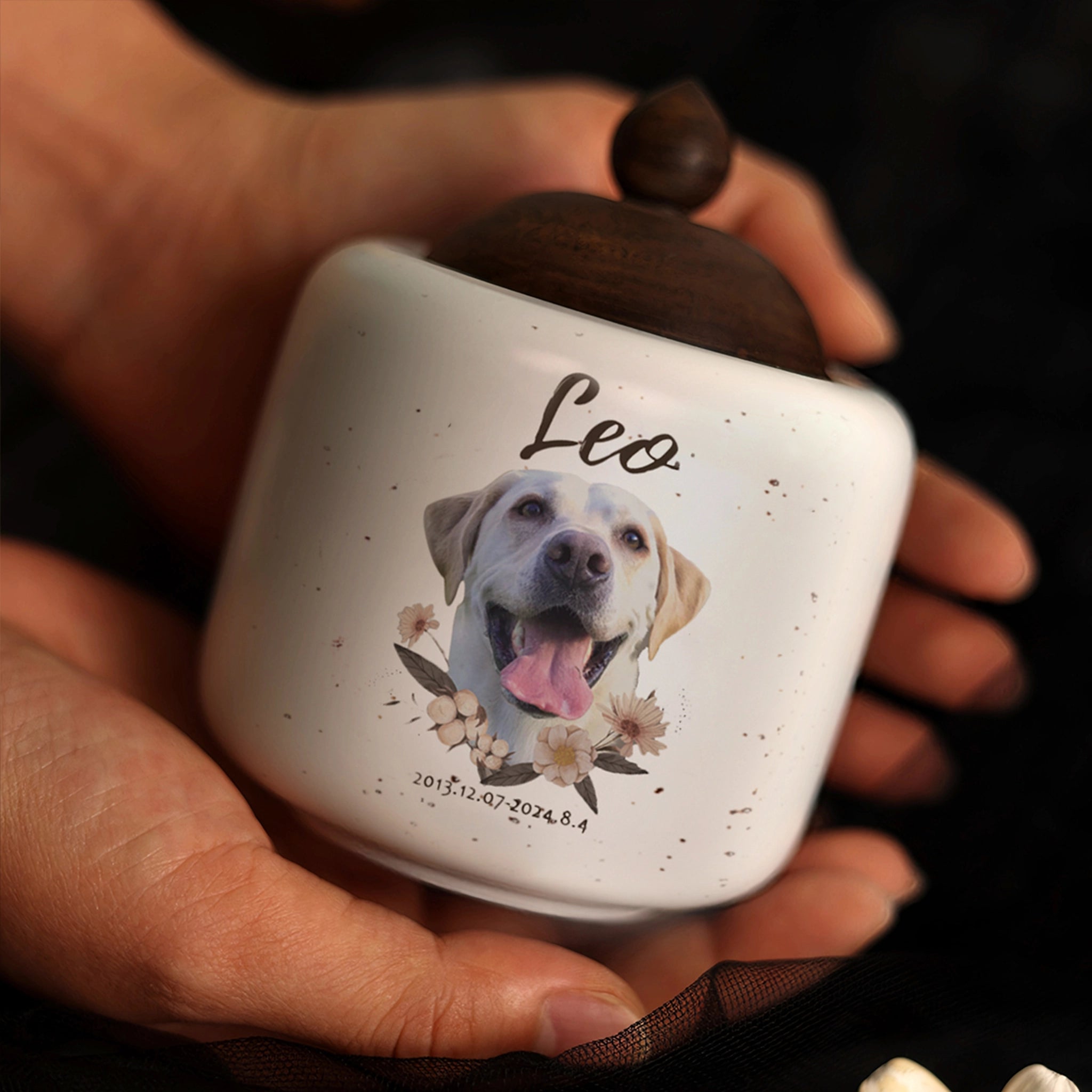 Zenith Custom Pet Portrait Urn -Small