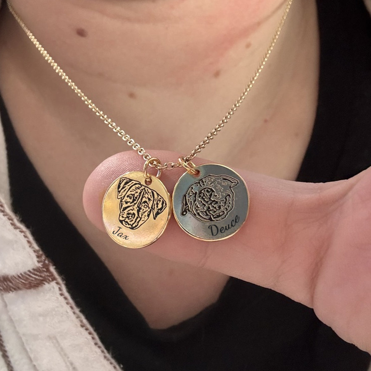 FurryDise-Pet Face Necklace