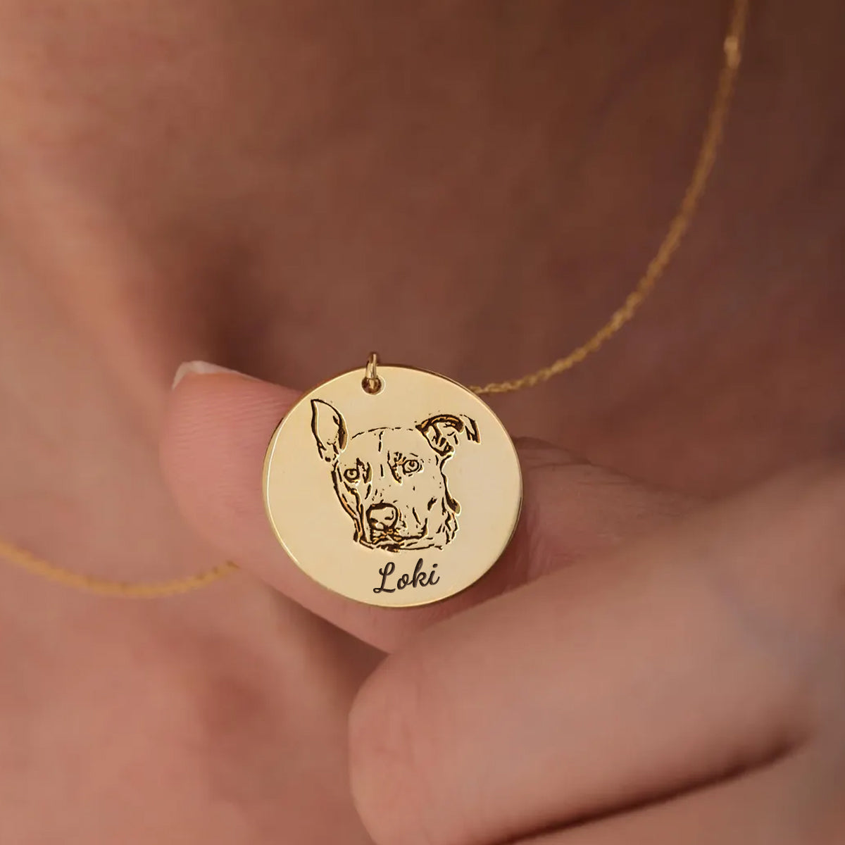 FurryDise-Pet Face Necklace