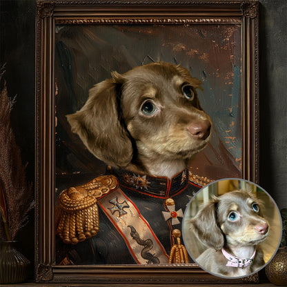 Royal Pet Portrait-The General