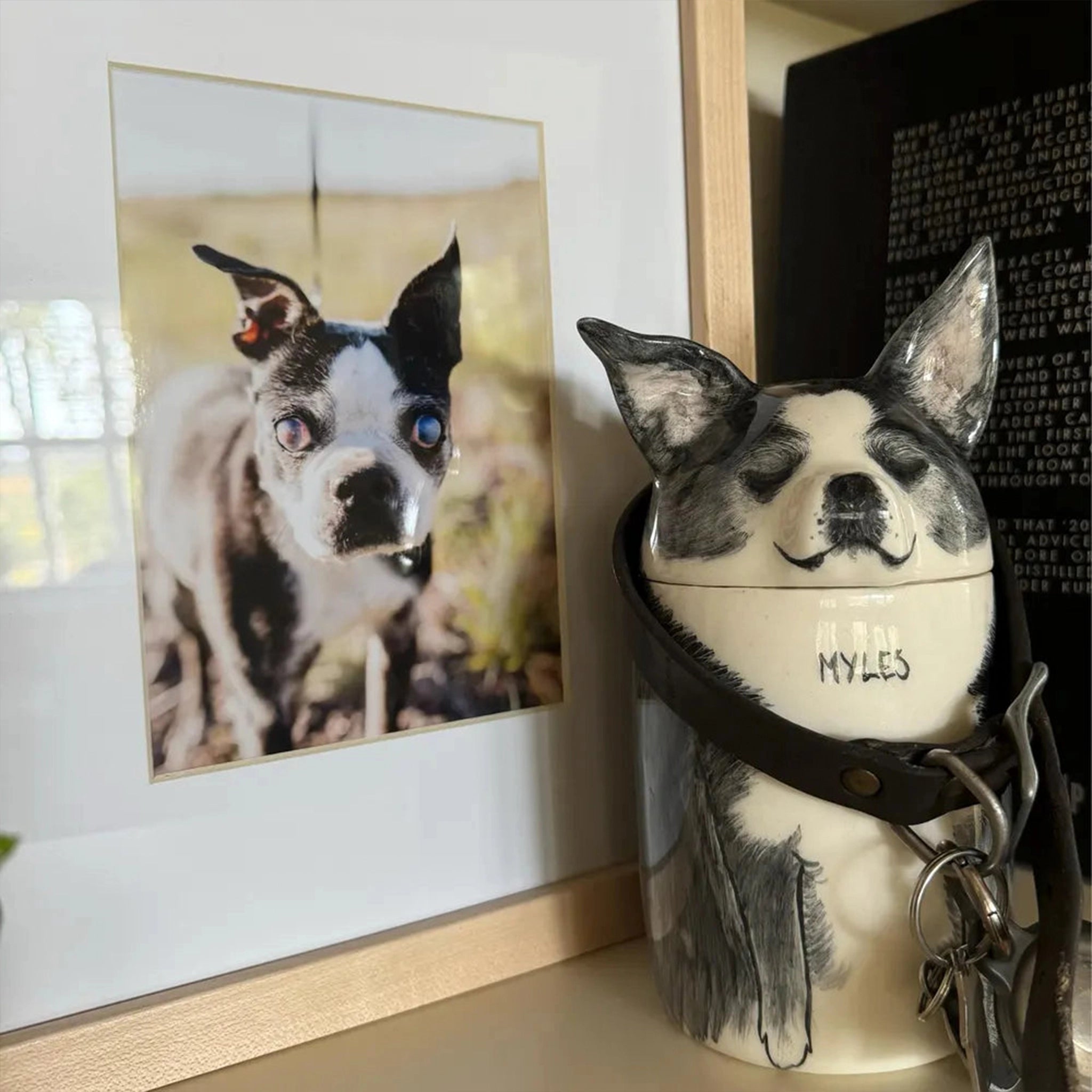 Custom Ceramic Dog Urn Personalized Memorial