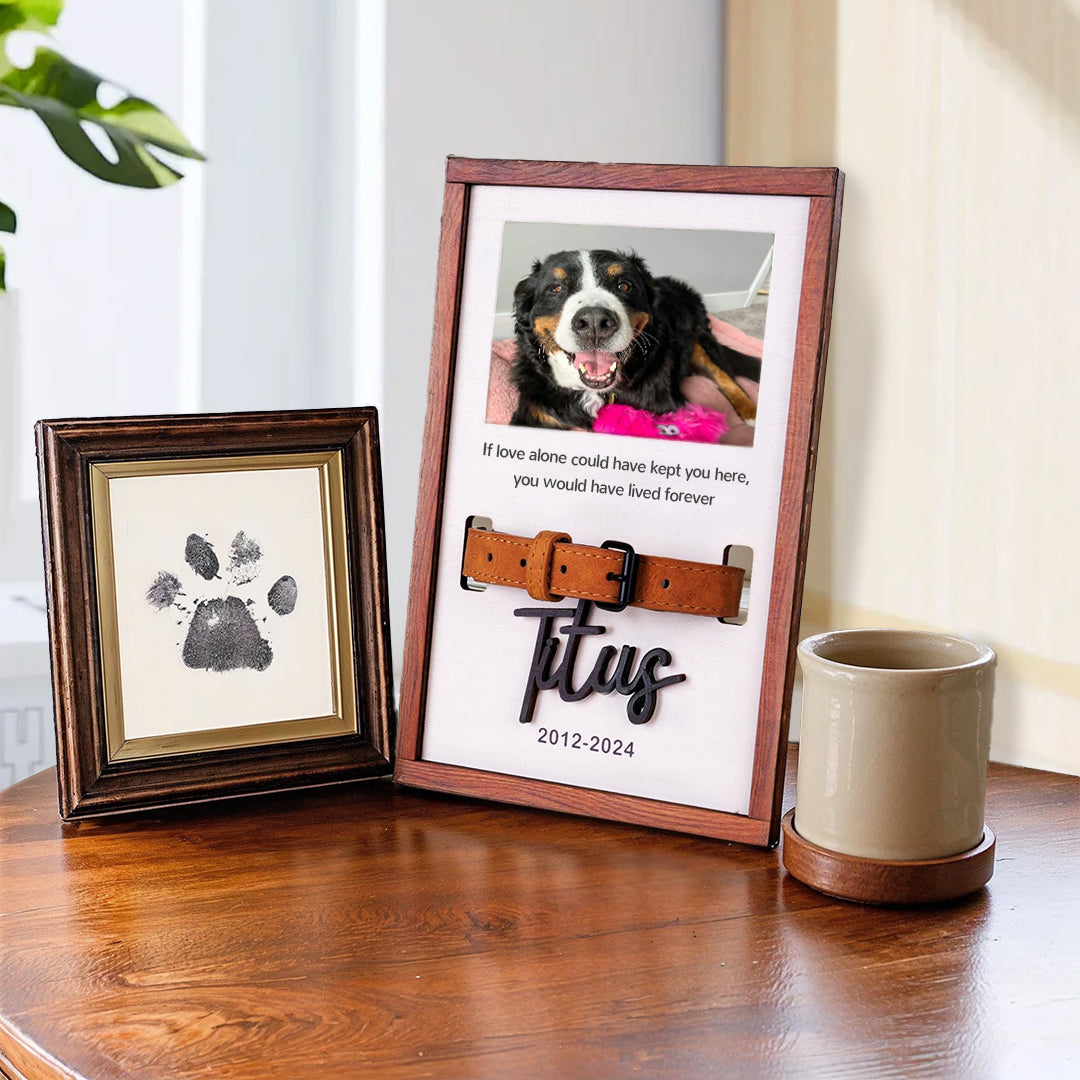 Personalized Pet Memorial Collar Sign