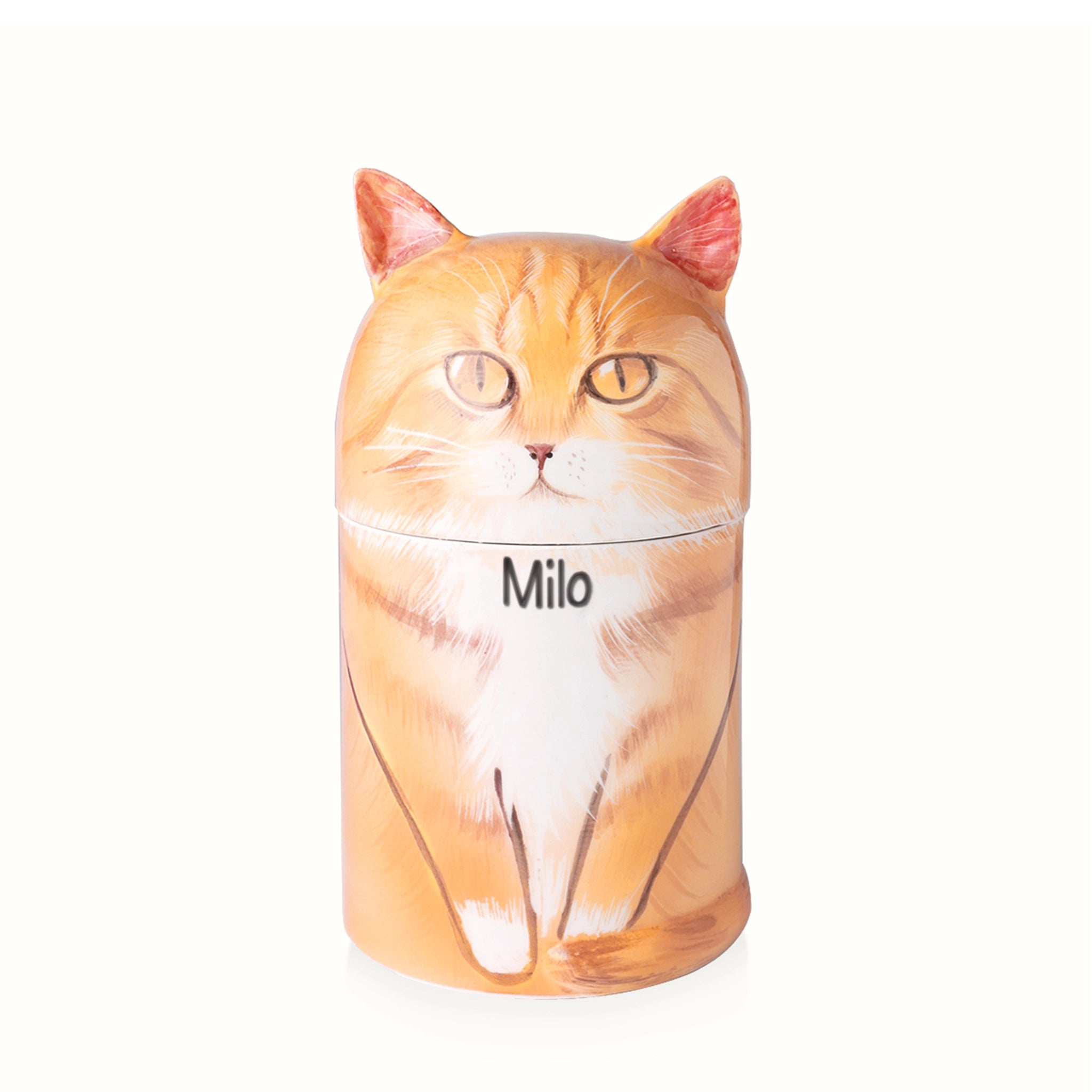 Custom Ceramic Cat Urn Personalized Memorial