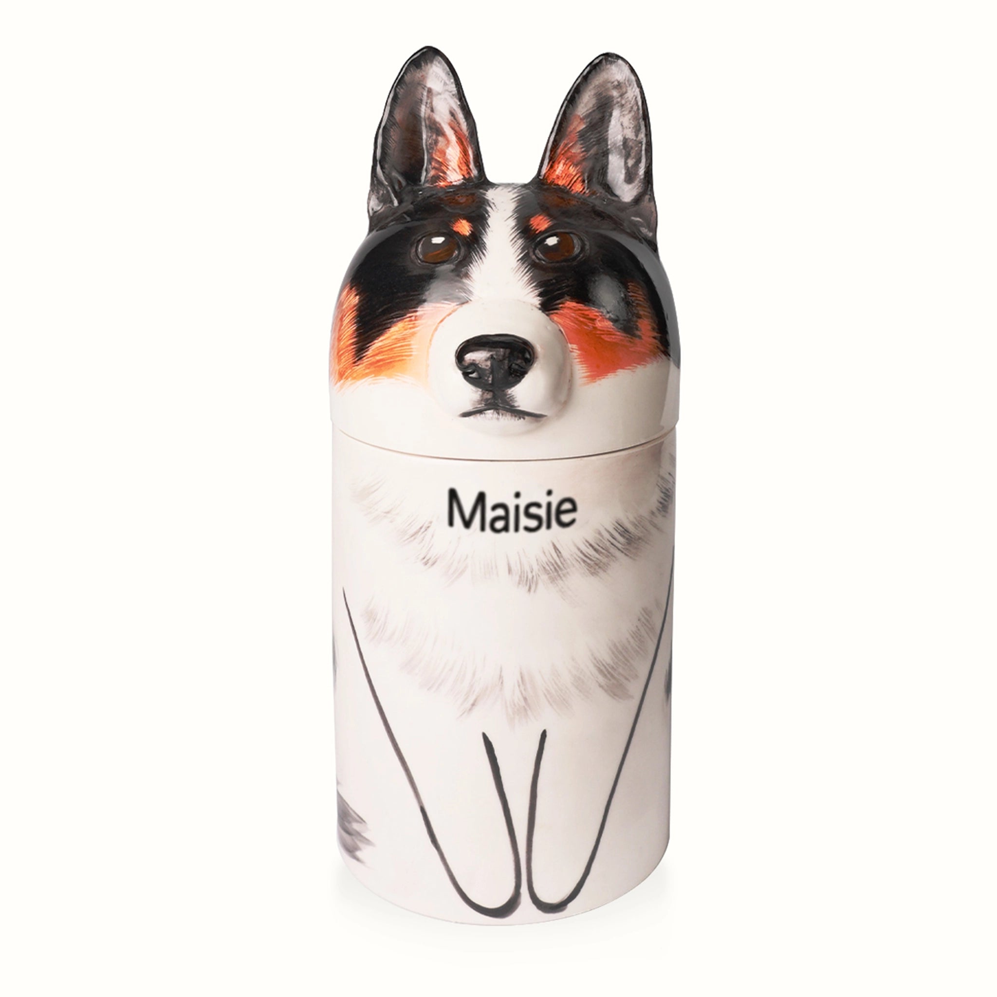 Custom Ceramic Dog Urn Personalized Memorial