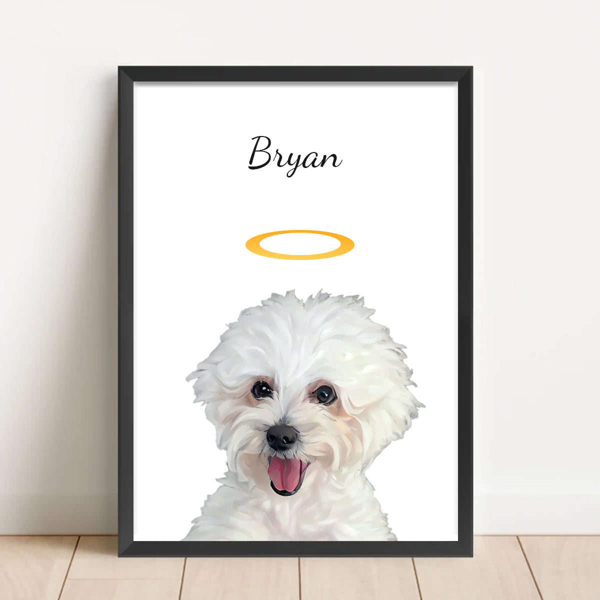FurryDise-Memorial Pet Portrait-Halo