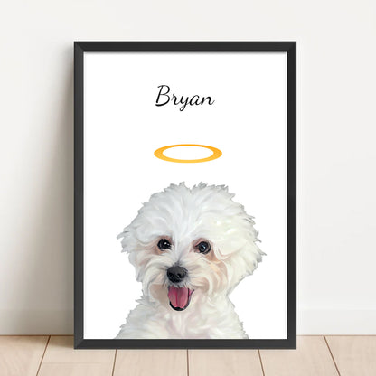 FurryDise-Memorial Pet Portrait-Halo