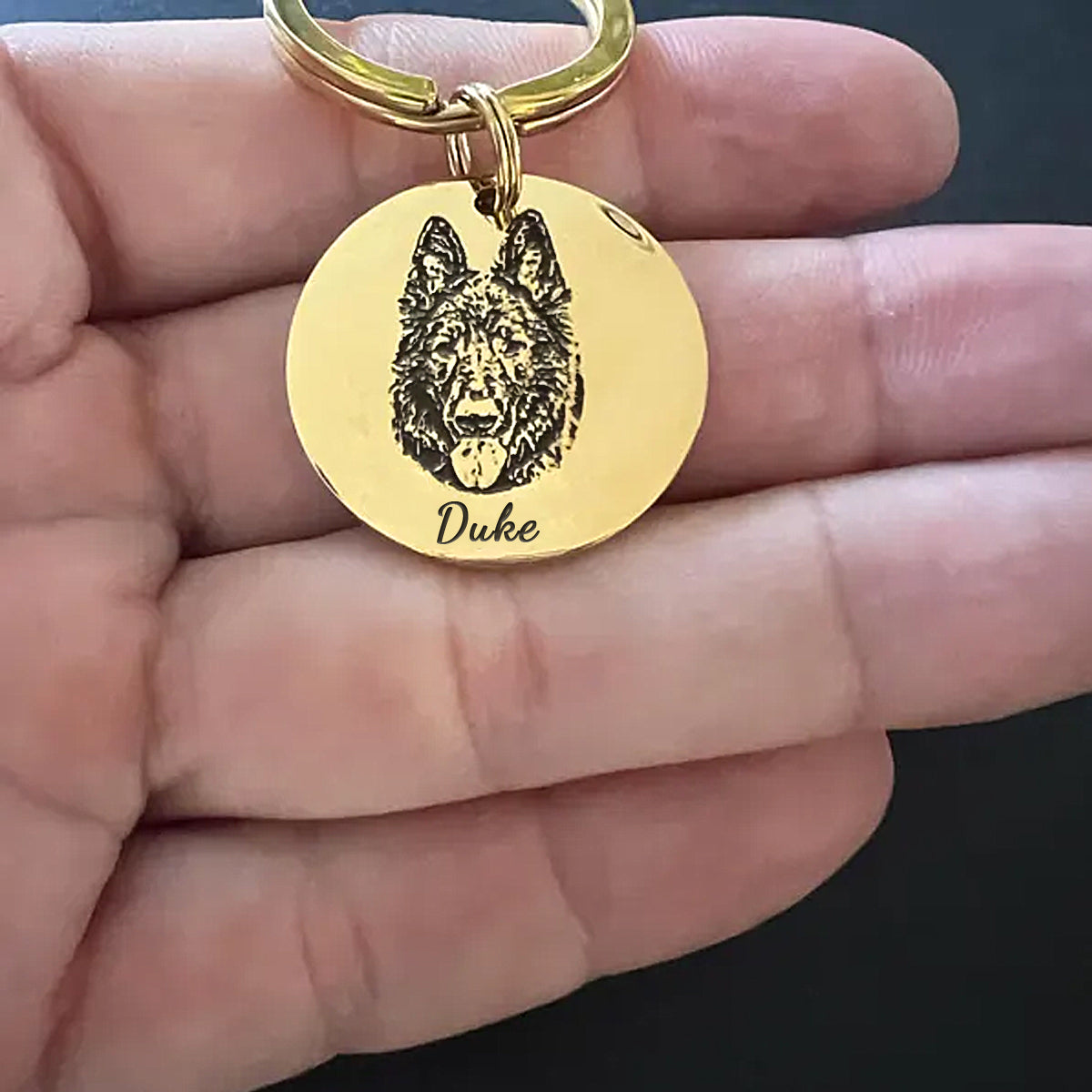 FurryDise-Pet Face Keychain